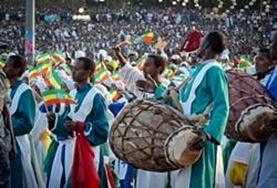 Volunteer Language Courses Locals celebrate and play music at a local celebration in Ethiopia