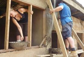 Volunteer Building Volunteer assist in the construction of a building on a Building Project in Ghana