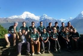 Volunteer Nepal A group of Conservation volunteers work together to monitor different species at a local reserve at the foot of the Himalayas in Nepal.