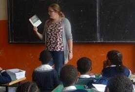 Volunteer Teaching A teacher reads to a classroom on a Teaching Project placement in Ethiopia